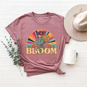Retro Bloom Wildflower T-shirt