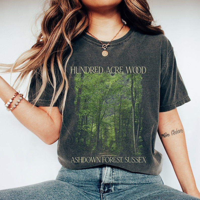 Hundred Acre Wood Mystical Vintage Tshirt
