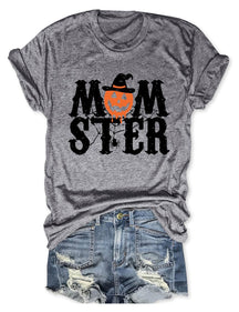 Momster Pumpkin Halloween T-Shirt