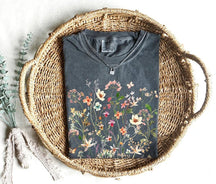 Pressed Flowers Long Sleeve Shirt Comfort Colors Tshirt
