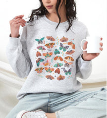 Unisex Boho Butterfly Sweatshirt