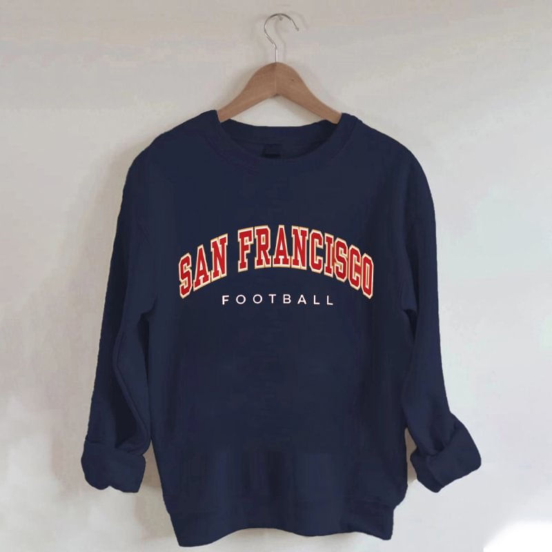 Vintage Style San Francisco Football Sweatshirt