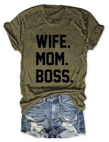 Frau Mama Boss T-Shirt