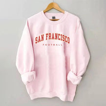 San Francisco Fußball-Sweatshirt im Vintage-Stil