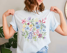 Flower Shirt Gift For Her Wild Flower Shirt
