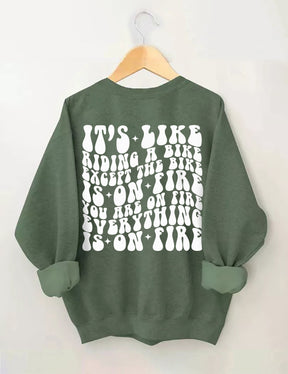 Sarkastisches Mom Life Sweatshirt