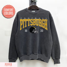 Pittsburgh Football Sweatshirt Geschenk für Fußballfan