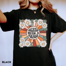 Hier kommt das Sun Boho Flower T-Shirt