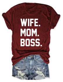 Frau Mama Boss T-Shirt