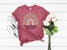 Regenbogen-Sport-T-Shirt für psychische Gesundheit