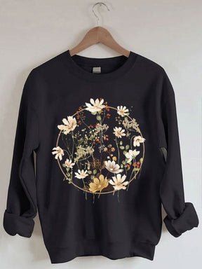 Blumen-Sweatshirt