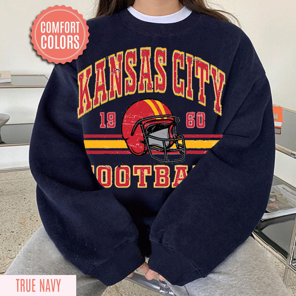 Kansas City Chiefs Unisex-Fußball-Sweatshirt