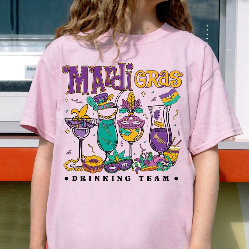 Mardi Gras Drinking Shirts