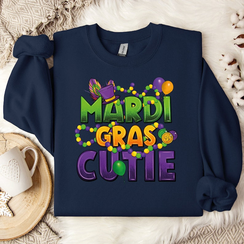 Mardi Gras Cutie Sweatshirt