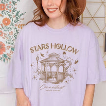 Retro Stars Hollow Cozy Herbst T-Shirt