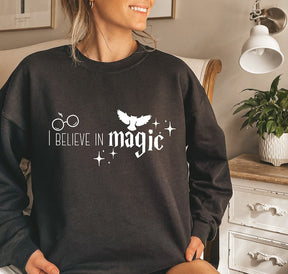 I Believe in Magic Wizard School Sweatshirt