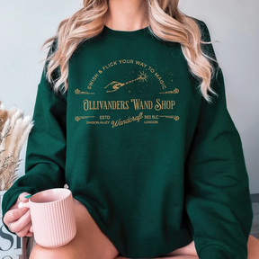 Ollivanders Wand Shop Wizard Sweatshirt