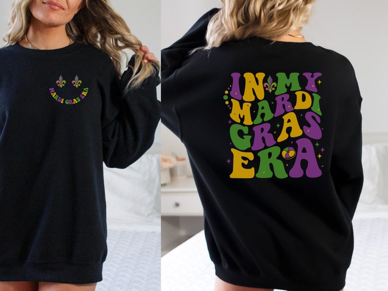 Mardi Gras Sweatshirt für Frauen