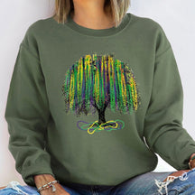 Mardi Gras Tree Sweatshirt