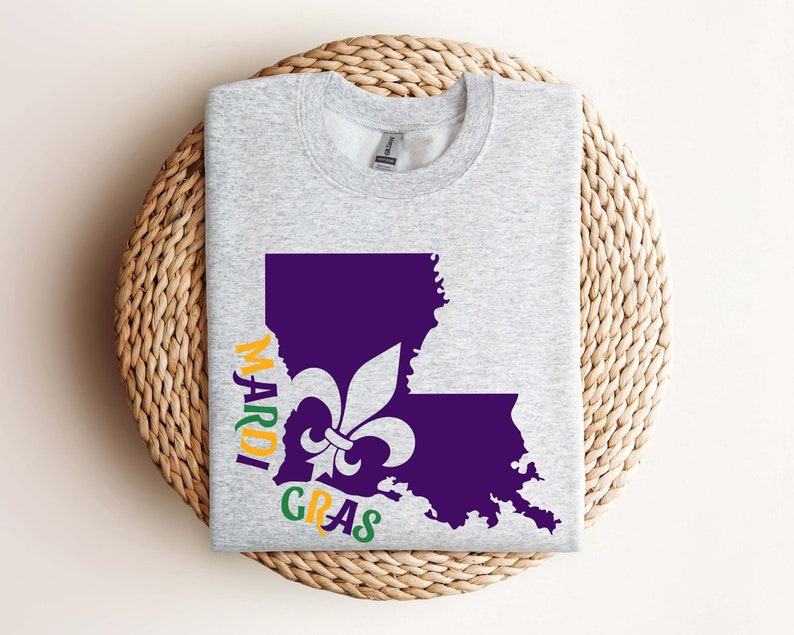 Louisiana Mardi Gras Sweatshirt