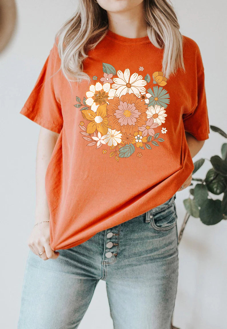 Nature Lover Flowers T-shirt