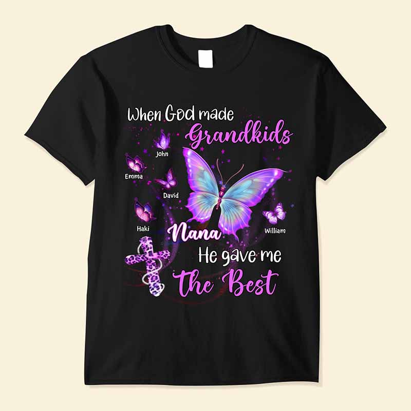 Sparkling Jesus Butterfly T-shirt