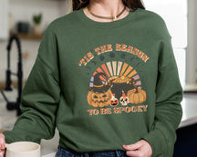 Tis The Season To Be Spooky Pumpkin Sweatshirt