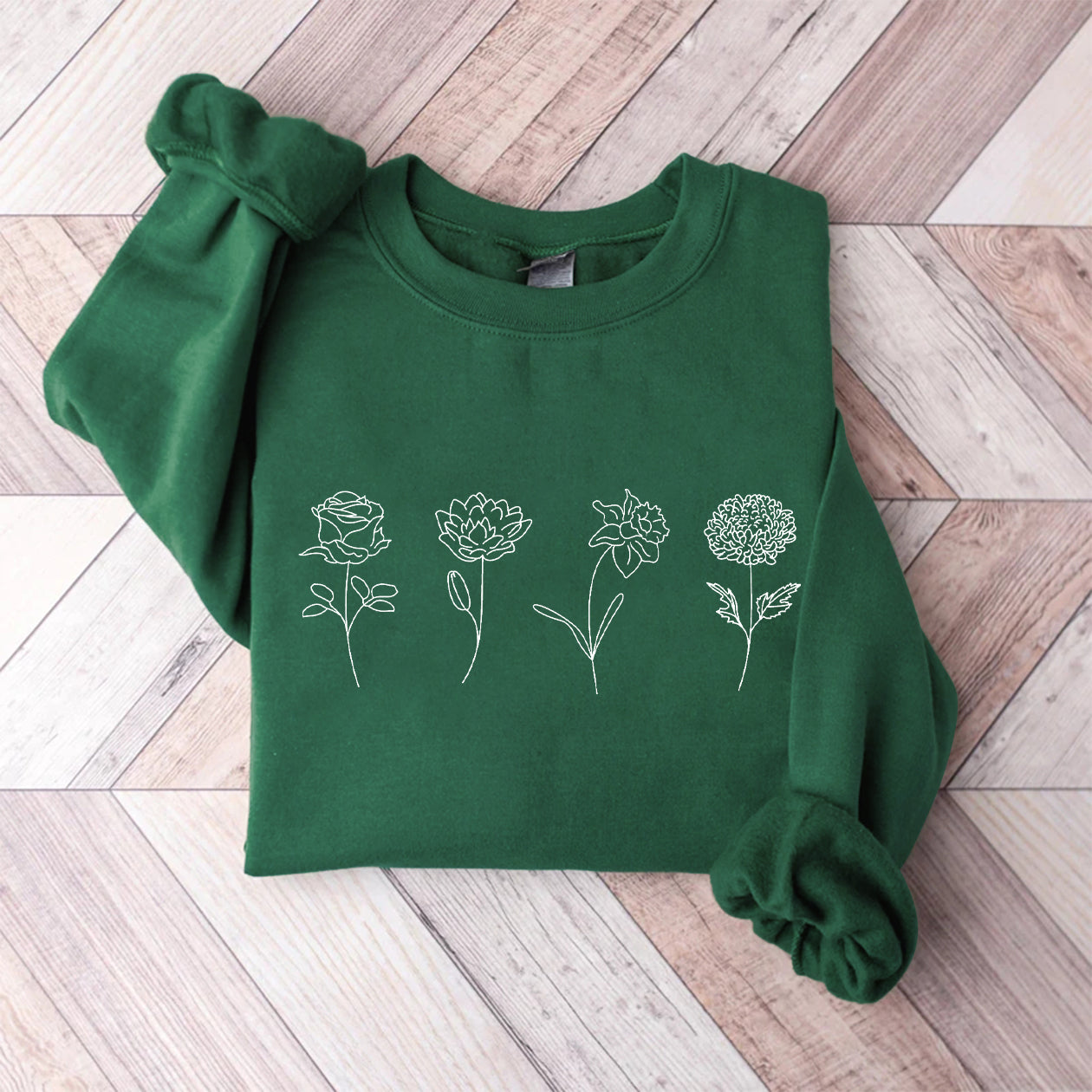 Birth Month Flower Sweatshirt