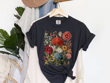 Boho Wildflowers Cottagecore Shirt Gift For Her