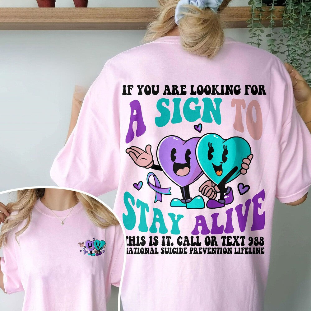 T-Shirt zur Selbstmordpräventionskampagne