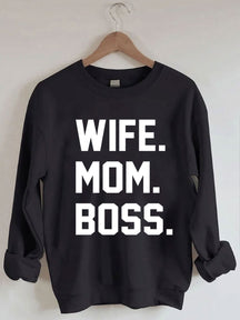 Frau Mama Boss Sweatshirt