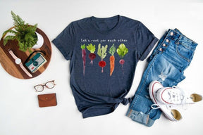Lets Roots For Each Other Vegetable T-shirt