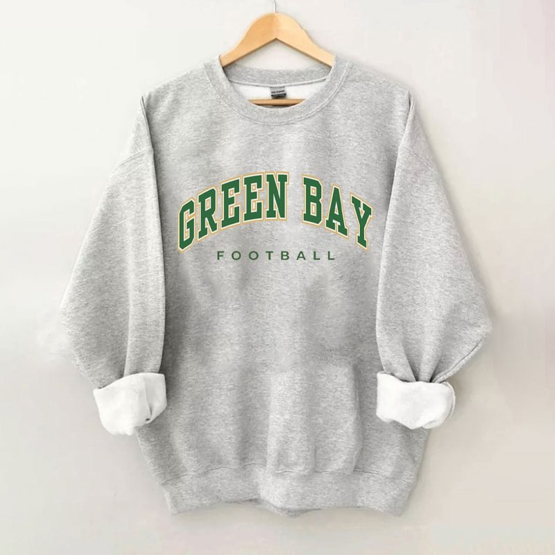 Retro Green Bay Fußball-Sweatshirt
