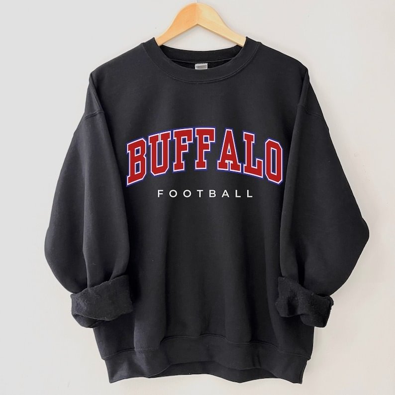 Vintage Inspired Buffalo Football Sweatshirt
