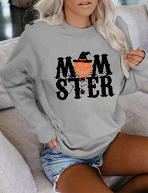 Momster Kürbis Halloween Sweatshirt
