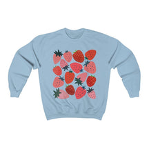 Erdbeer-Sweatshirt Süßer Vintage-Fruchtpullover