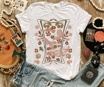 Fairycore Butterfly Art Nouveau Shirt