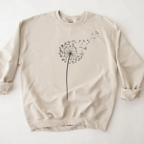 Dandelion Sweatshirt, Dandelion Wishes Sweatshirt