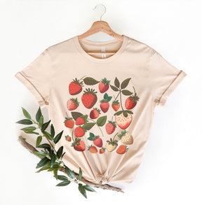 Strawberry Shirt Botanical Shirt