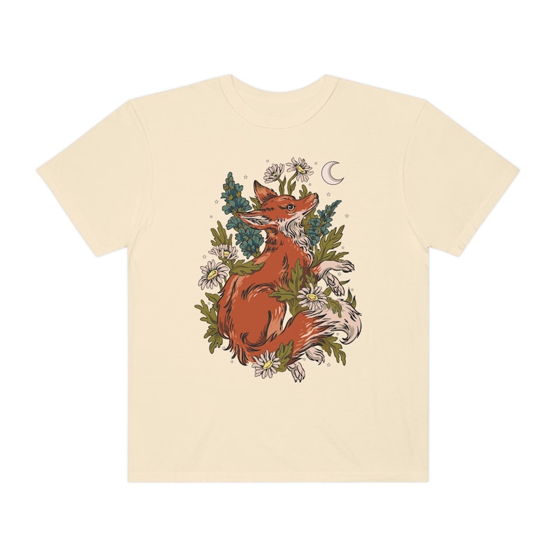 Forestcore Fox Comfort Colors Unisex T-shirt