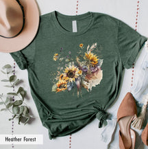 Sunflower Shirt Floral Tee Shirt