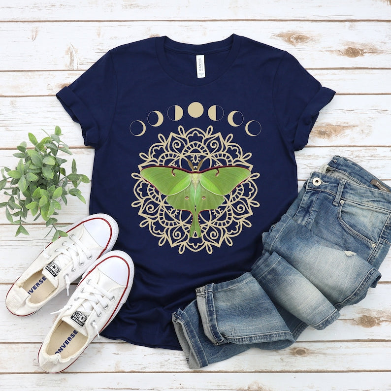 Luna Moth Shirt Botanical Shirt