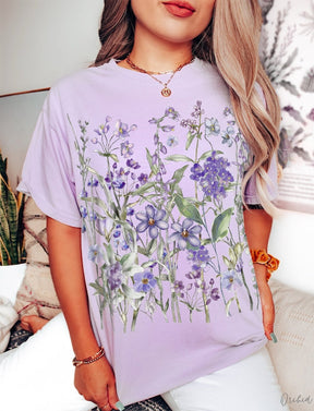 Vintage Pressed Flowers Comfort Colors Shirt