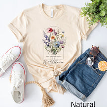Wildflower Tshirt Botanical Floral Shirt
