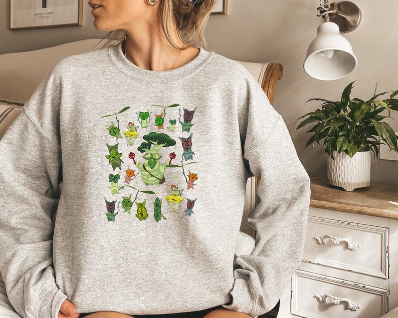 Zelda Korok Plant Lover Sweatshirt Floral Sweatshirt