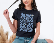 Boho-Wildblumen-T-Shirt, florales Natur-Shirt