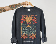 Boho Floral Sweatshirt Art Unisex Sweater