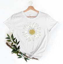 Boho Daisy Wildflower Rundhals-Komforthemd