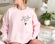 Damen-Sweatshirt „Musikgeschenk“ mit Rundhalsausschnitt