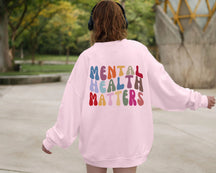 Sweatshirt mit Rundhalsausschnitt für psychische Gesundheit